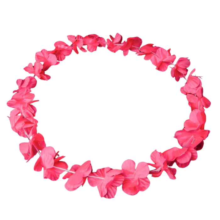 Hawaii-Girlande Neon Halskette Pink UV