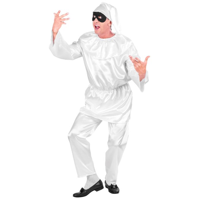 Pulcinella-Clownkostüm für Herren