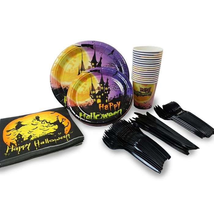 Halloween Tischdeko-Paket für 16 Personen