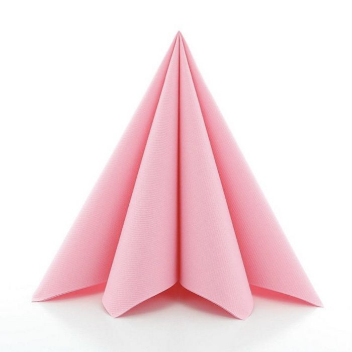Luxusservietten pink 12x - 40x40 cm