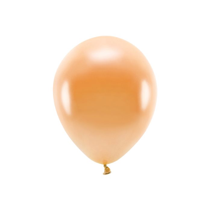 Metallic Orange Ballons 10x - 30 cm