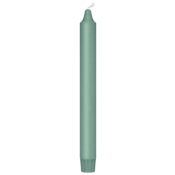 Stumpenkerzen antik Grün 8x - 24 cm