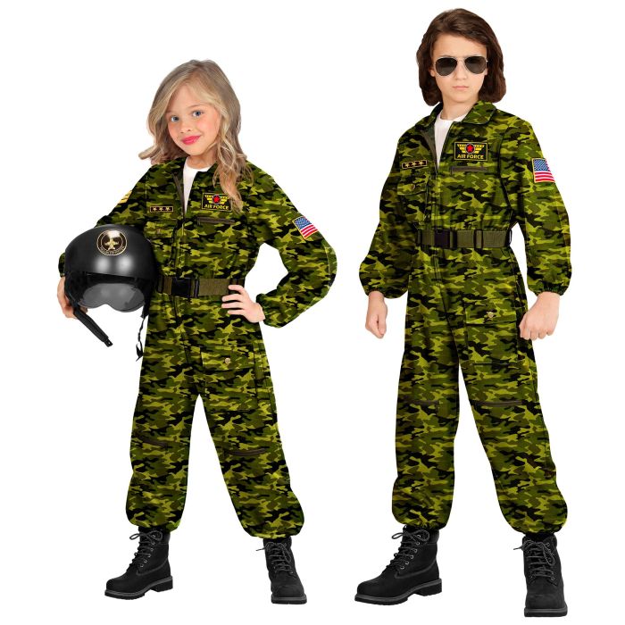 Jagdpilot Overall für Kinder in Camouflage