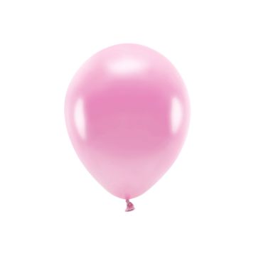 Metallic Pink Ballons 10x - 30 cm