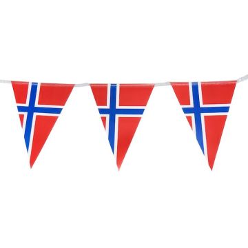 Norwegen Flagguirlande - 3,6 Meter