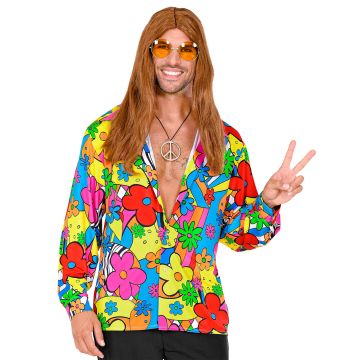 Blumenbluse im 60er Stil